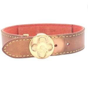 Louis Vuitton Monogram Vachetta Leather Good Luck Bracelet
